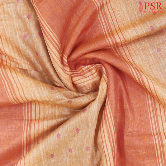 Orange & Saffron Linen Running Material