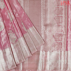 Light Pink Kanchipuram Silk Saree