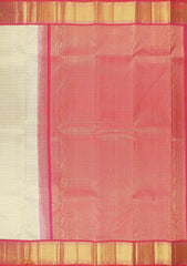 Beige Kanchipuram Silk Saree