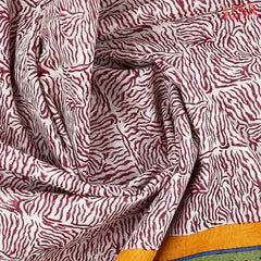 Off White Silk Cotton Saree