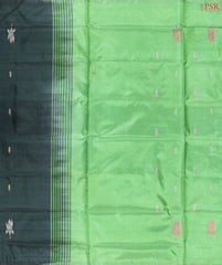 Bottle Green Vazhainaar Silk Saree
