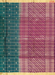 Pine Green Silk Cotton Saree