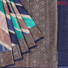 Multicolor Chanderi Silk Cotton Saree