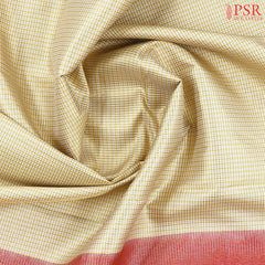 Beige Kanchipuram Silk Saree