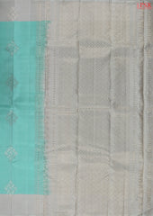Tiffany Blue Soft Silk Mix Saree