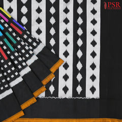 Black Pochampally Silk Saree