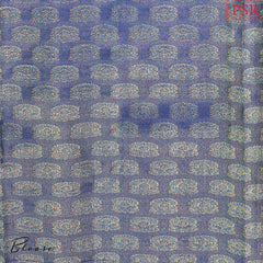 Silver Grey Kanchipuram Jacquard Silk Saree