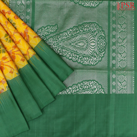Yellow Soft Silk Saree