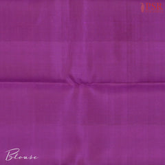 Dark Magenta Purple Fancy Kanchipuram Silk Saree