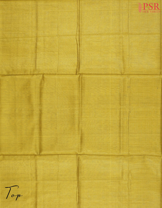 Golden Mustard Mangalagiri Silk Cotton Dress Material