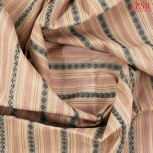 Beige Kalakshetra Kovai Cotton Saree