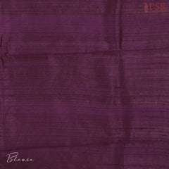 Olive Yellow Banaras Jute Silk Saree
