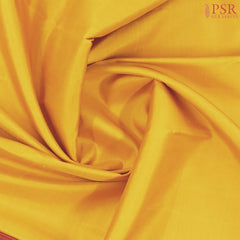 Mustard Yellow Kanchipuram Silk Saree