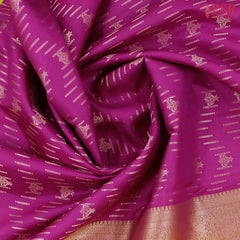 Fuchsia Purple Fancy Kanchipuram Silk Saree