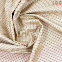 Light Beige Kanchipuram Silk Saree