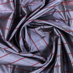 Zinc Grey Vazhainaar Silk Saree