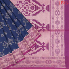Dark Blue Soft Art Silk Saree