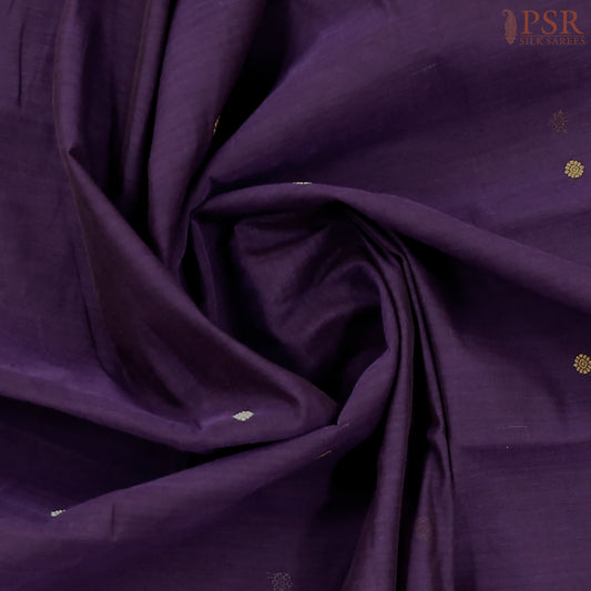 Dark Purple Kalakshetra Kovai Cotton Saree