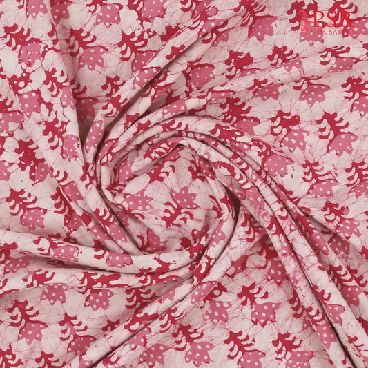 Pink Batik Print Running Material