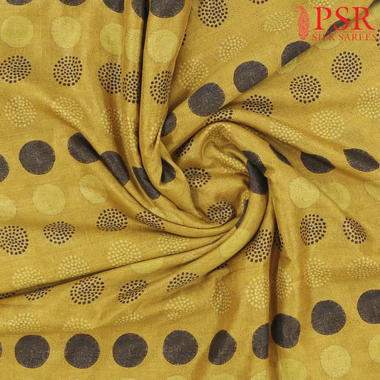 Golden Mustard Semi Tassar Running Material