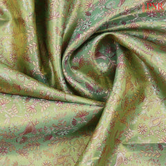Light Green Kanchipuram Tissue Silk Saree