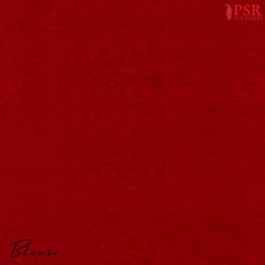 Red Maheshwari Silk Cotton Saree