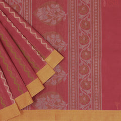 Dark Red Kovai Cotton Saree