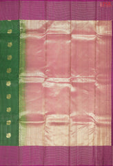 Dark Green Fancy Kanchipuram Silk Saree
