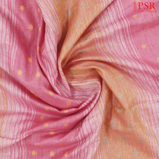 Pink & Orange Linen Running Material