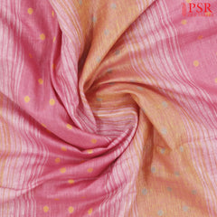 Pink & Orange Linen Running Material