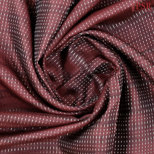 Brown Semi Tussar Saree