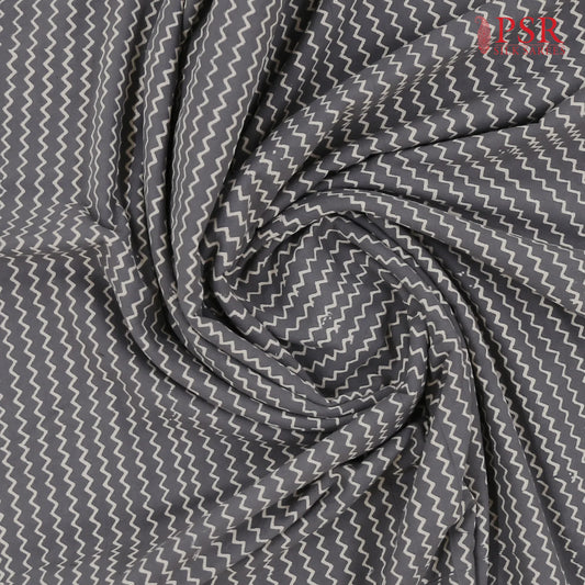 Grey Jaipur Cotton Print Running Material