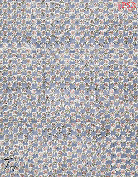 Cool Grey Pure Cotton Dress Material