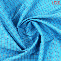 Capri Blue Kanchipuram Silk Saree