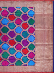 Multicolor Banaras Pashmina Silk Saree