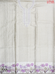 Light Beige Tissue Dress Material