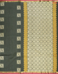 Black Olive Kovai Cotton Saree