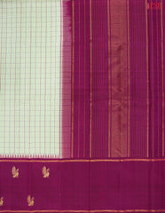 Sage Green Kanchipuram Silk Saree