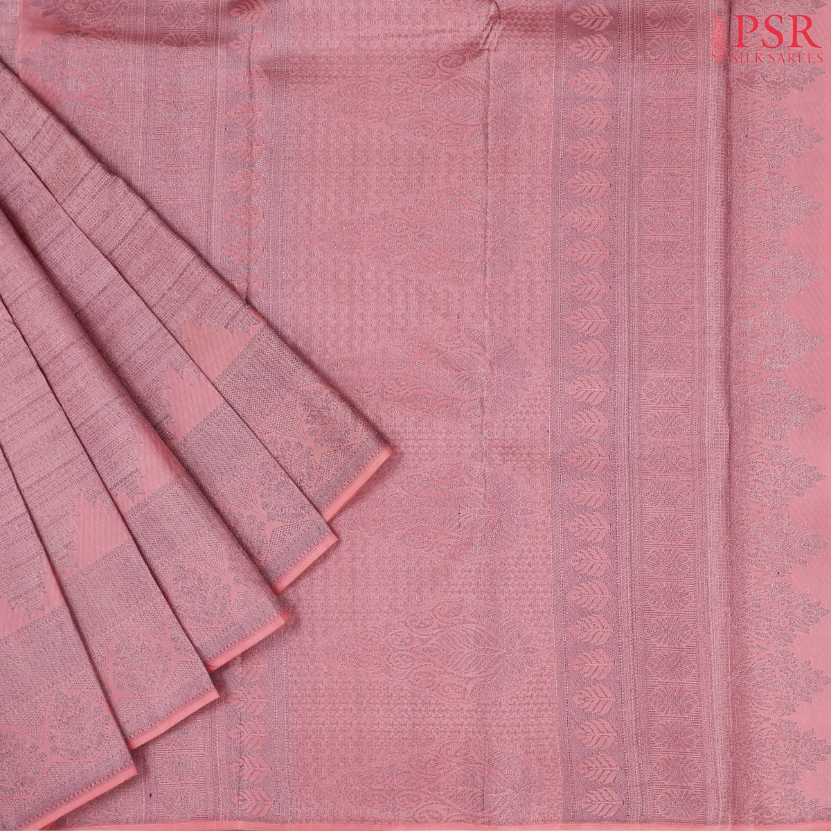 Puce Pink Fancy Kanchipuram Silk Saree