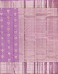 Matte Fuchsia Pink Fancy Kanchipuram Silk Saree