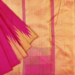 Razzmatazz Pink Kanchipuram Silk Saree