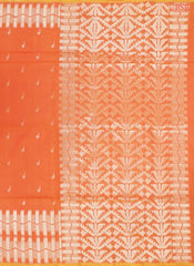Monarch Orange Silk Cotton Saree