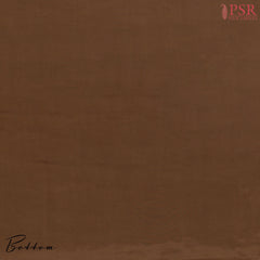Cedar Brown Tissue Dress Material