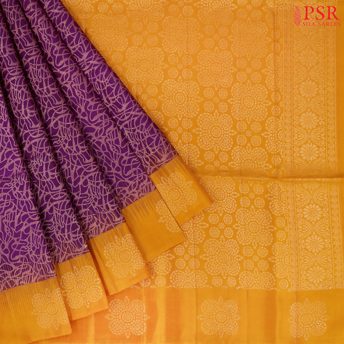 Magenta Purple Soft Silk Saree