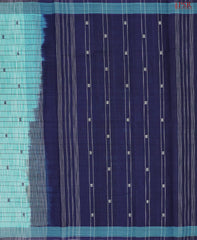 Turquoise Blue Kanchi Cotton Saree