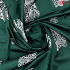 Bottle Green Soft Art Silk Saree