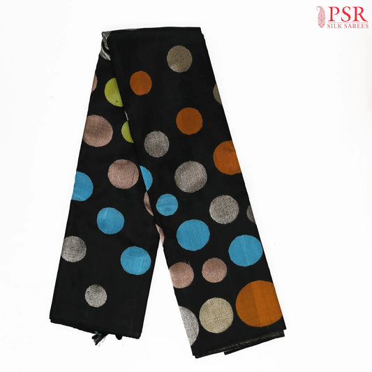 Black Kanchipuram Silk Saree