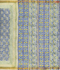 Heavenly Blue Chanderi Silk Cotton Saree