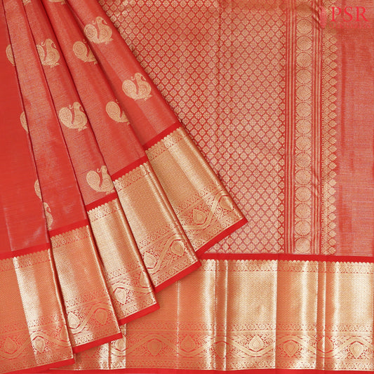 Red Kanchipuram Silk Saree
