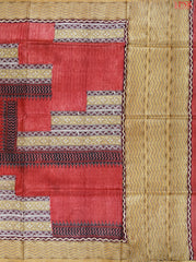Chestnut Brown Kadhi Tussar Silk Saree